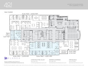 401 E Las Olas Blvd, Fort Lauderdale, FL for lease Floor Plan- Image 2 of 2