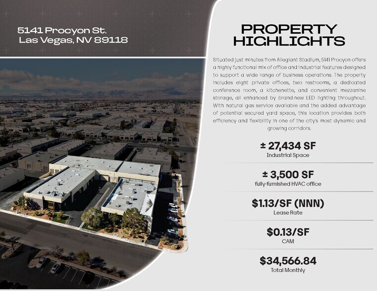 5141 Procyon St, Las Vegas, NV à louer - Aérien - Image 3 de 14