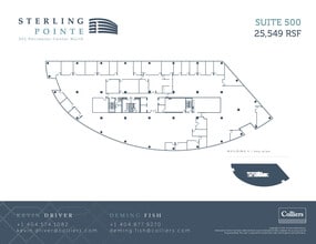 301 Perimeter Ctr N, Atlanta, GA à louer Plan d’étage- Image 1 de 1