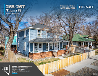 More details for 265 Thoma St, Reno, NV - Multifamily for Sale