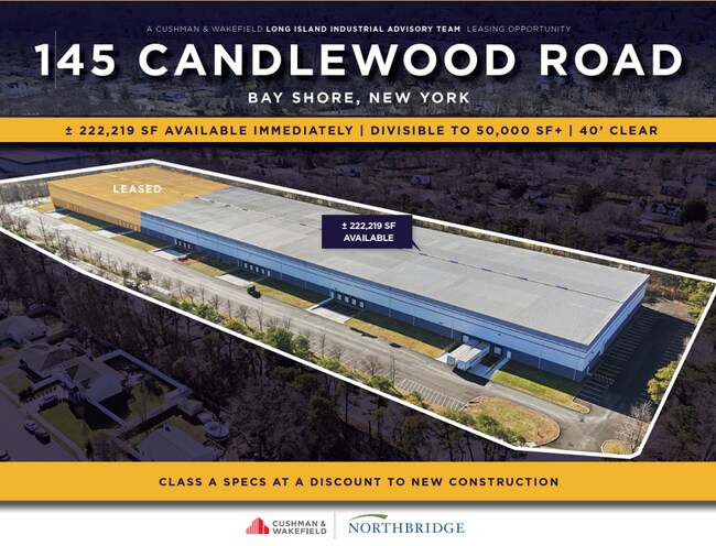 More details for 145 Candlewood Rd, Bay Shore, NY - Industrial for Lease