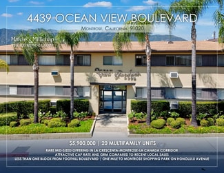 More details for 4439 Ocean View Blvd, Montrose, CA - Multifamily for Sale