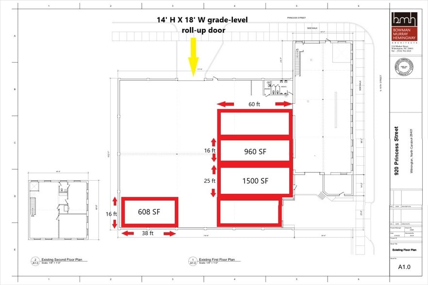 920 Princess St, Wilmington, NC à louer - Plan d’étage - Image 3 de 8