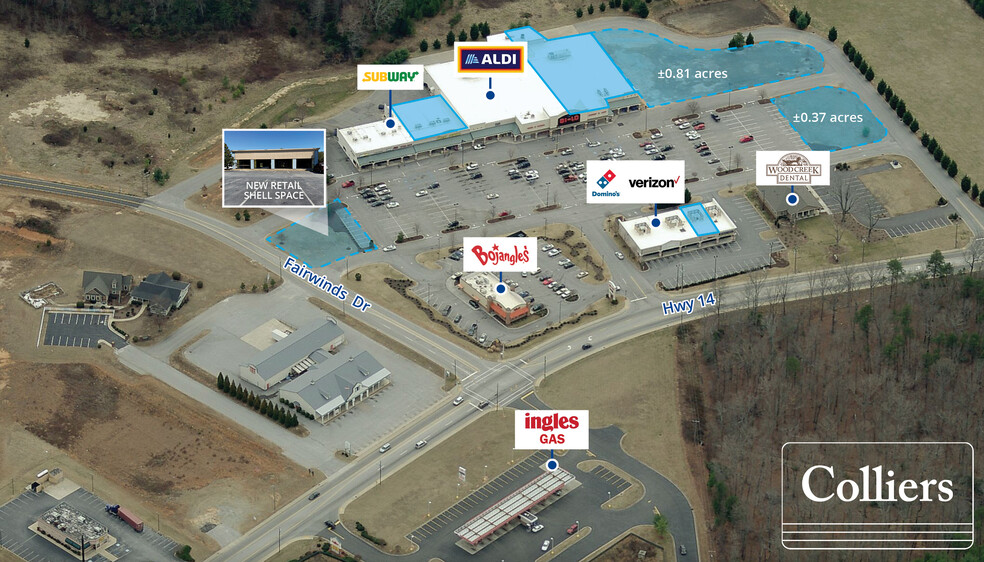 1750 E Highway 14, Landrum, SC for lease - Aerial - Image 1 of 3