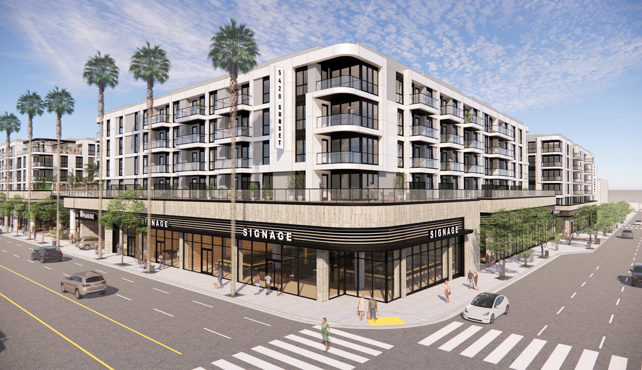 5420 W Sunset Blvd, Los Angeles, CA à louer Photo du bâtiment- Image 1 de 16