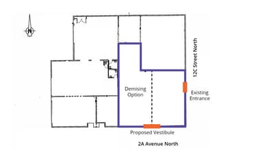 1257 2A Av N, Lethbridge, AB à louer Plan d’étage- Image 2 de 2