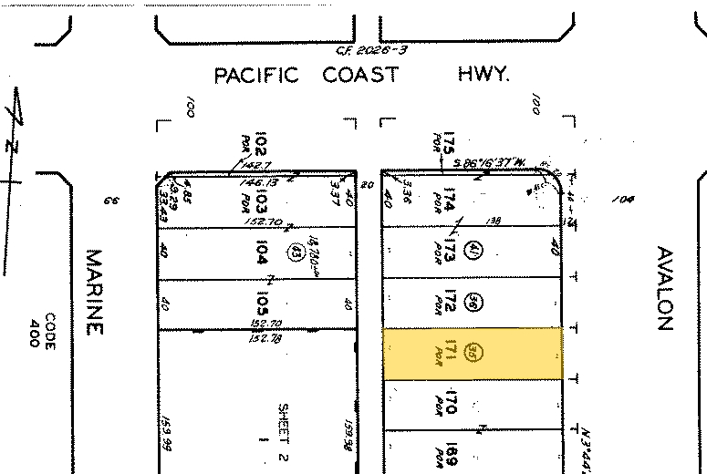 1363-1367 N Avalon Blvd, Wilmington, CA à louer - Plan cadastral - Image 2 de 3