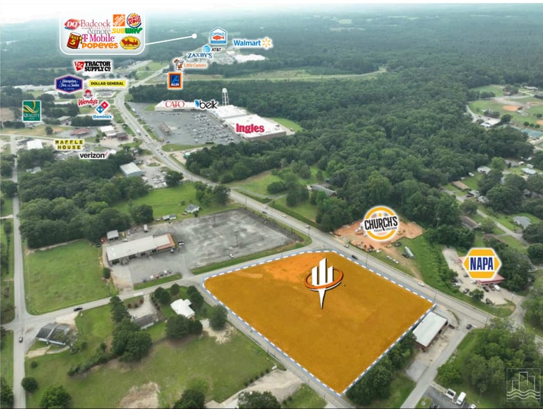 55 Ridge Rd, Hartwell, GA for sale - Aerial - Image 2 of 5