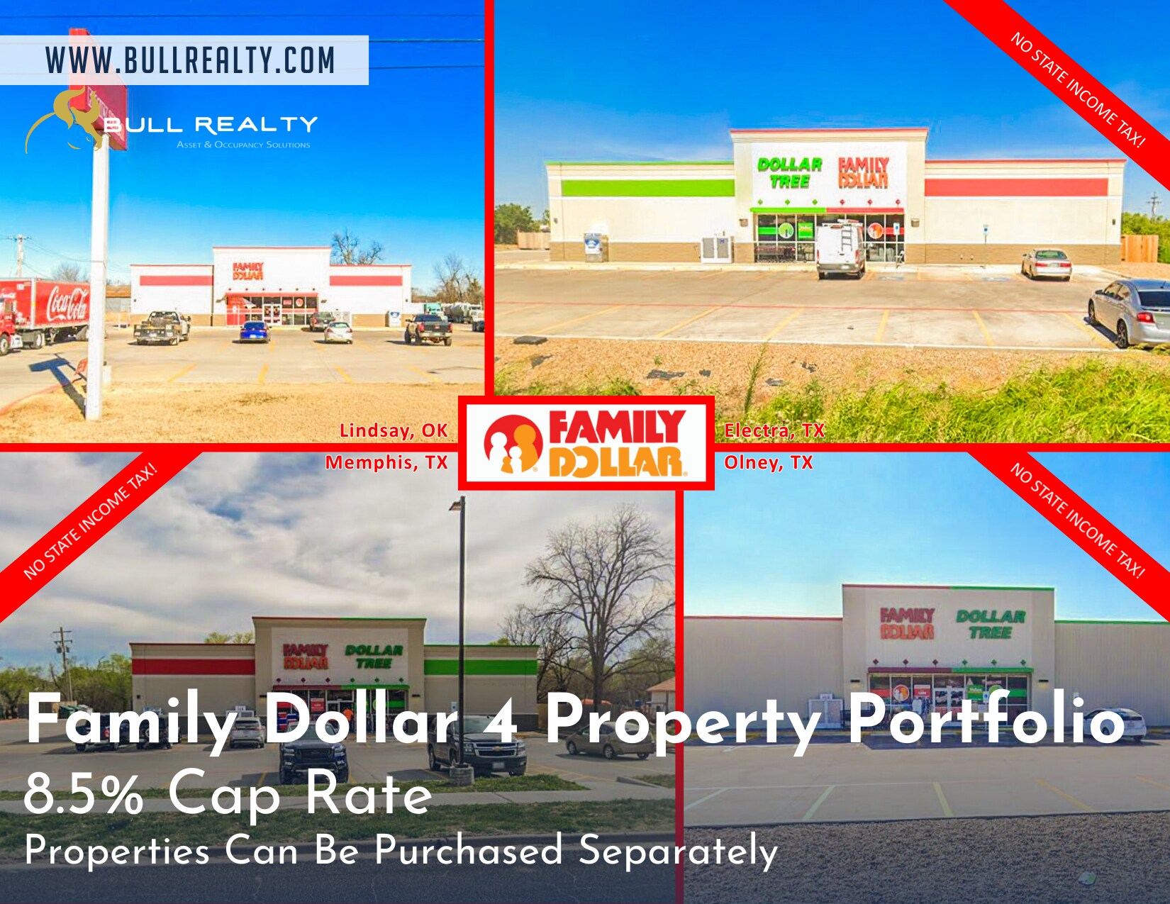 Family Dollar 4 Property Portfolio portefeuille de 3 propriétés à vendre sur LoopNet.ca Photo principale- Image 1 de 7