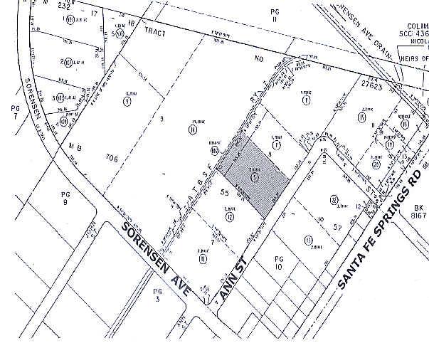 9445 Ann St, Santa Fe Springs, CA à louer - Plan cadastral - Image 2 de 8