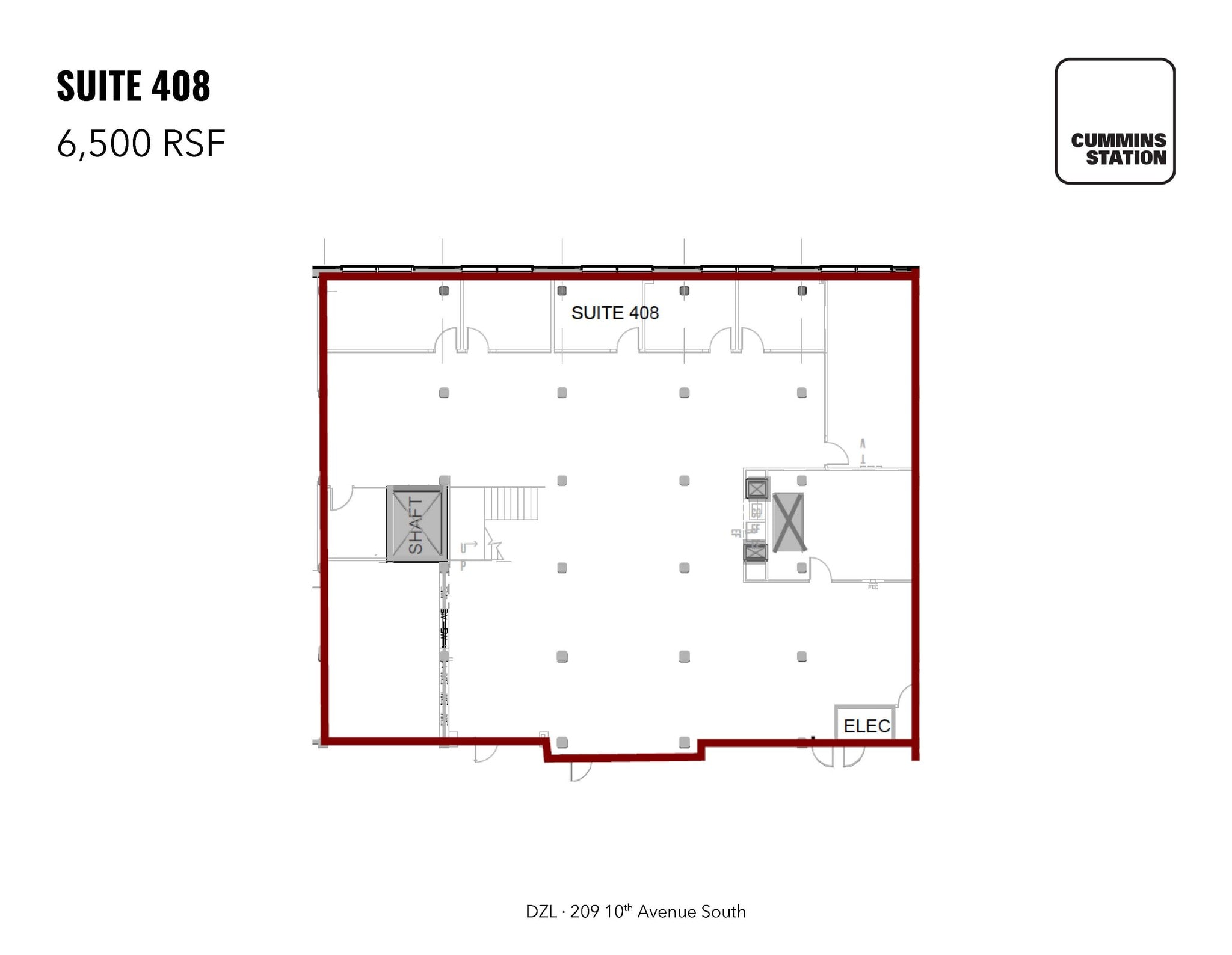 209 10th Ave S, Nashville, TN for lease Floor Plan- Image 1 of 1
