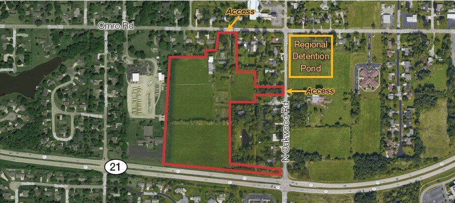 2881 Omro Rd, Oshkosh, WI à vendre - Photo du bâtiment - Image 2 de 3