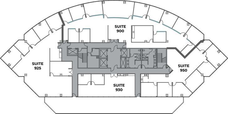 9255 Towne Centre Dr, San Diego, CA for lease Floor Plan- Image 1 of 1