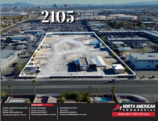 Plus de détails pour 2105 W Gowan Rd, North Las Vegas, NV - Terrain à vendre