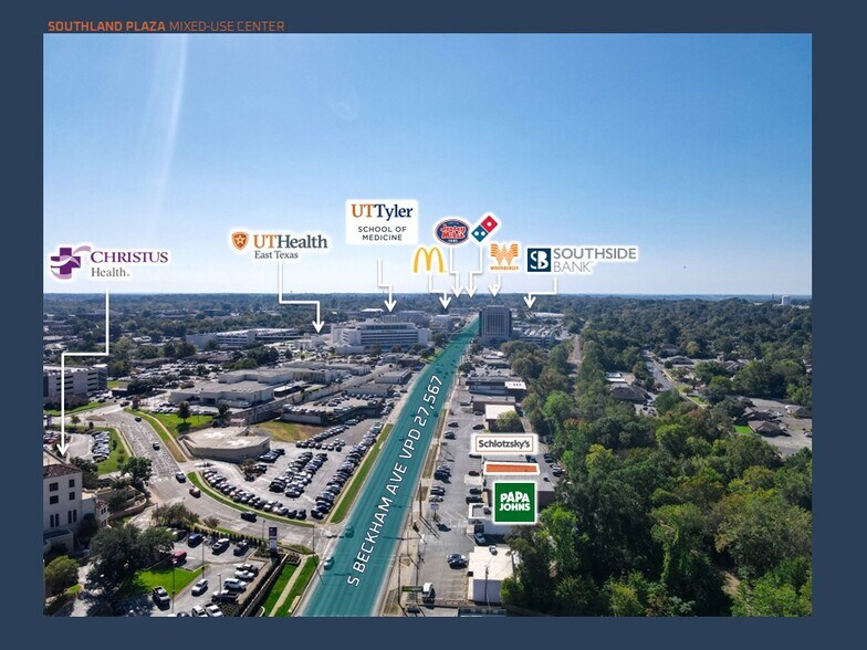 701-755 S Beckham Ave, Tyler, TX à louer - Photo du bâtiment - Image 2 de 4