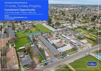 Plus de détails pour 1275 N 8th St, Fresno, CA - Multi-résidentiel à vendre
