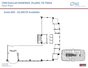 7500 Dallas Pky, Plano, TX à louer Plan d  tage- Image 1 de 1