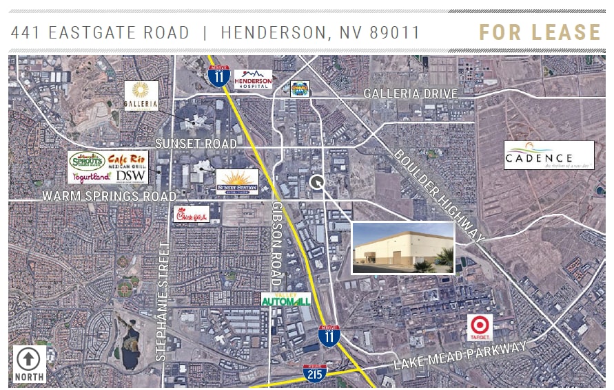 441 Eastgate Rd, Henderson, NV for lease - Aerial - Image 2 of 6