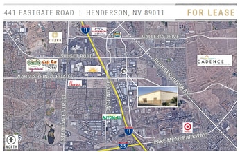 441 Eastgate Rd, Henderson, NV - Aérien  Vue de la carte - Image1