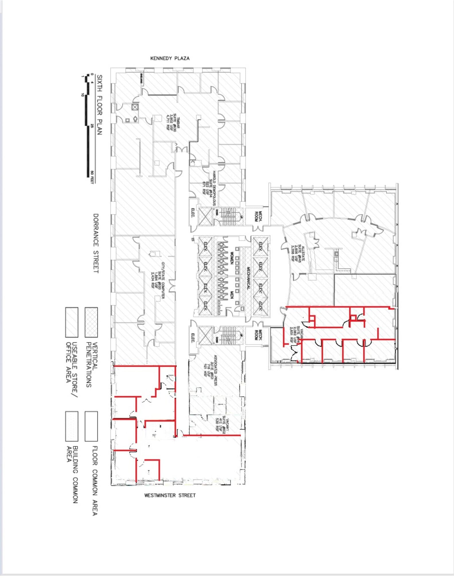 10 Dorrance St, Providence, RI à louer Plan de site- Image 1 de 1