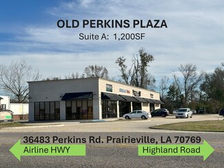 Plus de détails pour 36483 Old Perkins Rd, Prairieville, LA - Vente au détail à louer