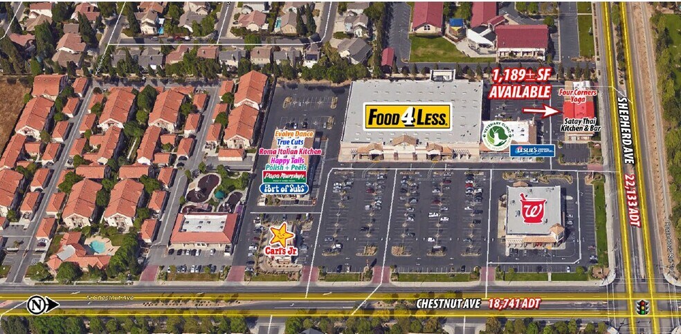 8921 N Chestnut Ave, Fresno, CA à louer - Photo du bâtiment - Image 1 de 4