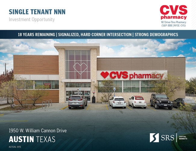 Plus de détails pour 1950 W William Cannon Dr, Austin, TX - Commerce de détail à vendre