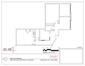 1828-1892 Techny Ct, Northbrook, IL for lease Floor Plan- Image 1 of 5