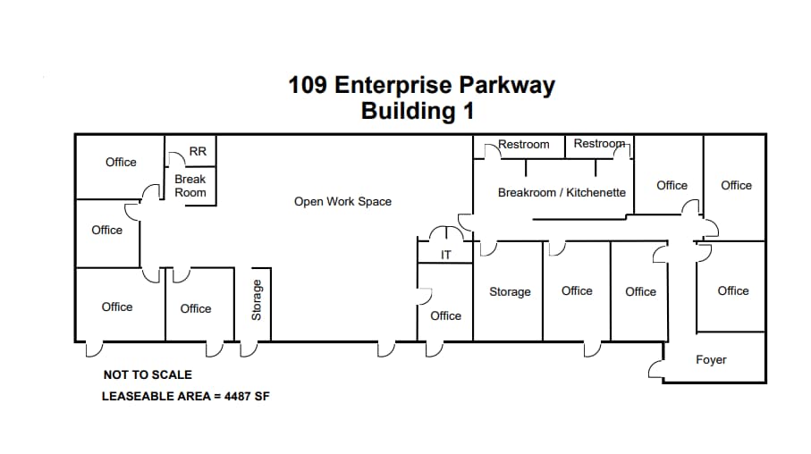 109 Enterprise Pky, Boerne, TX 78006 - Unit Building 1 - - Floor Plan - Image 1 of 1