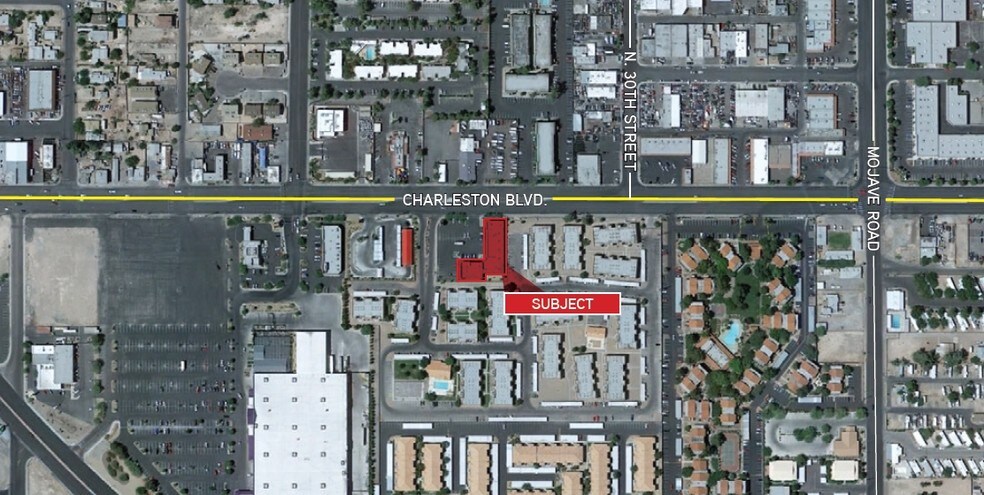 2885 E Charleston Blvd, Las Vegas, NV à louer - Aérien - Image 2 de 7