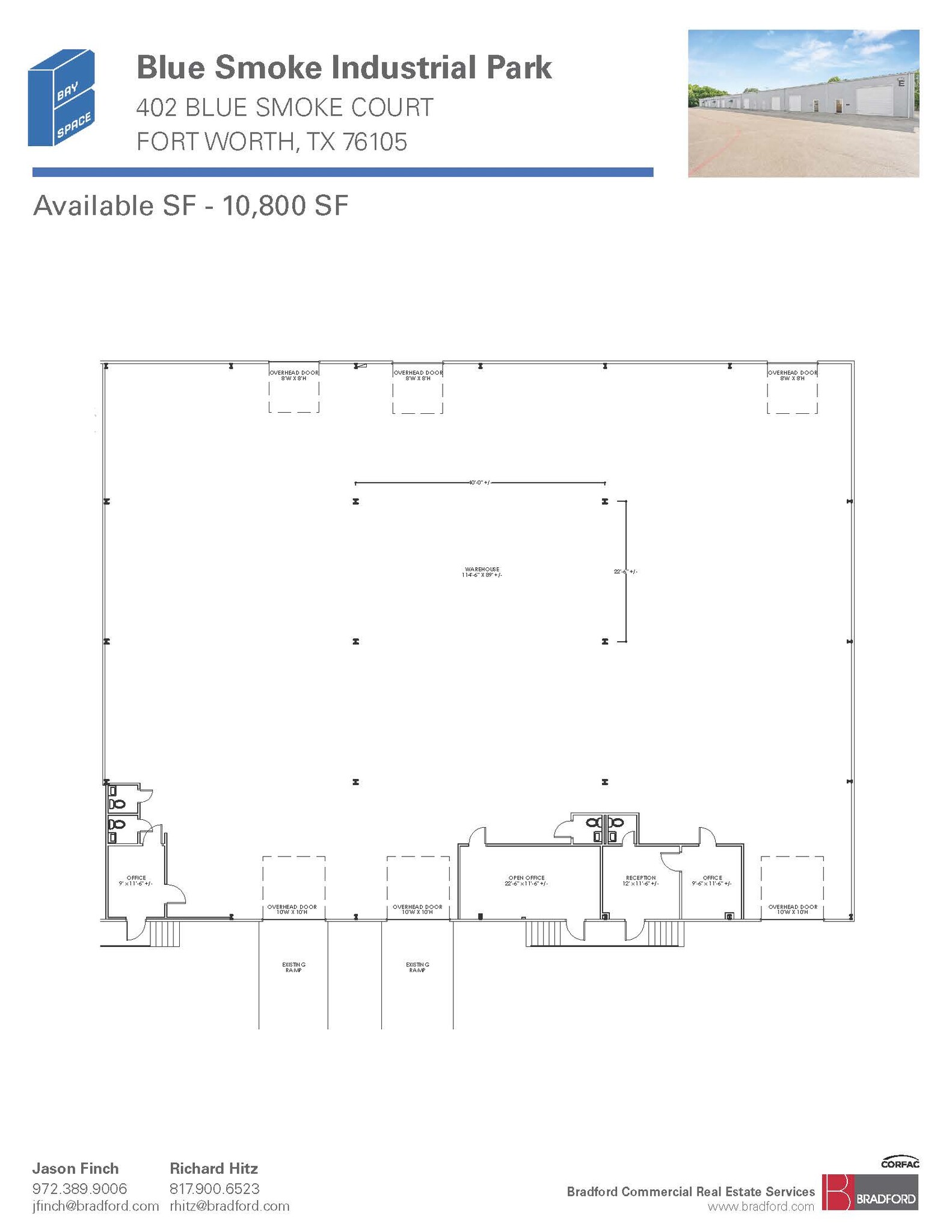 2402-2404 Blue Smoke Ct, Fort Worth, TX for lease Floor Plan- Image 1 of 1