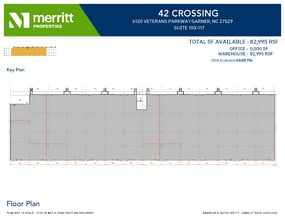 6100 NC Highway 42 W, Garner, NC for lease Floor Plan- Image 1 of 2
