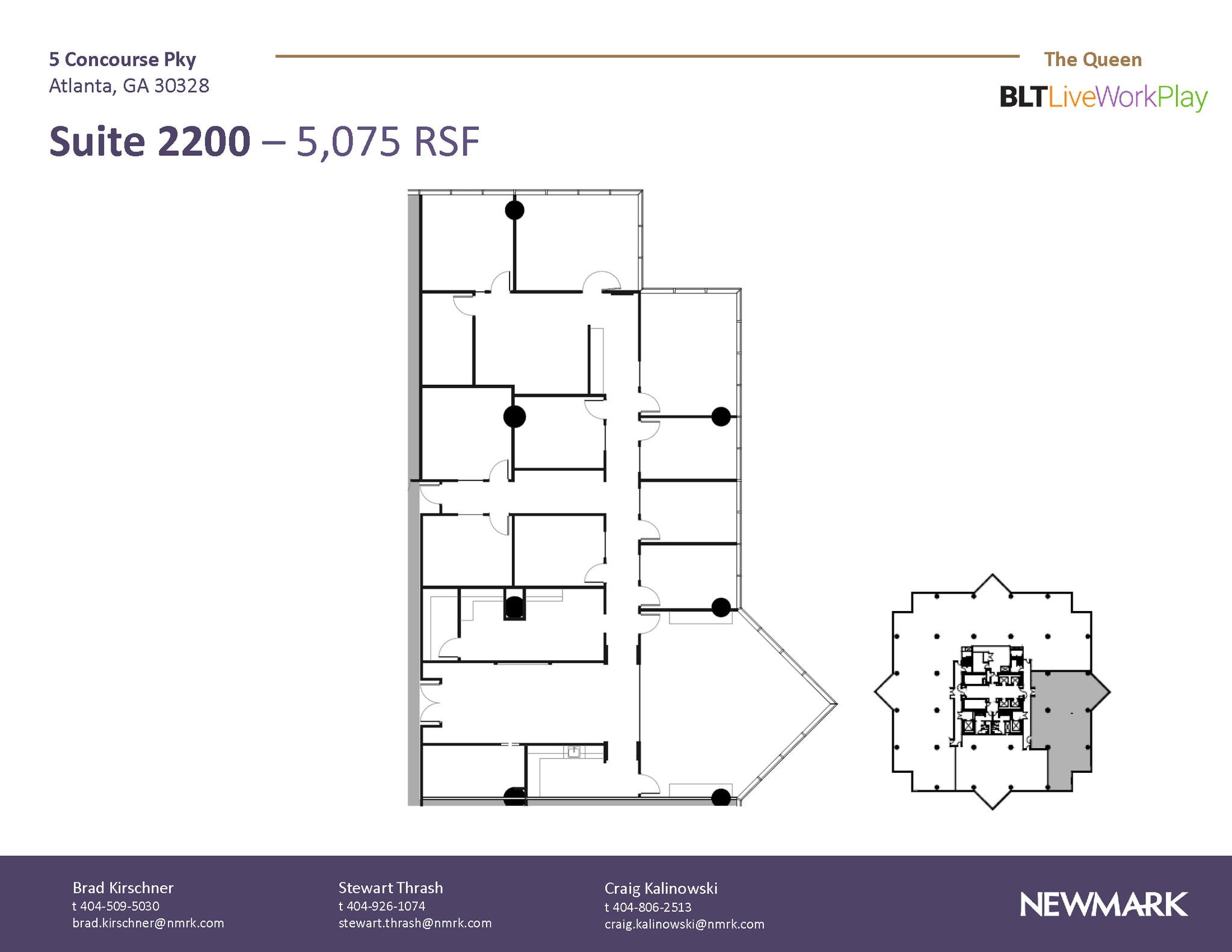 6 Concourse Pky NE, Atlanta, GA for lease Floor Plan- Image 1 of 1