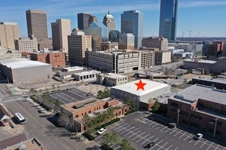 417 Dean A Mcgee Ave, Oklahoma City, OK - Aérien  Vue de la carte