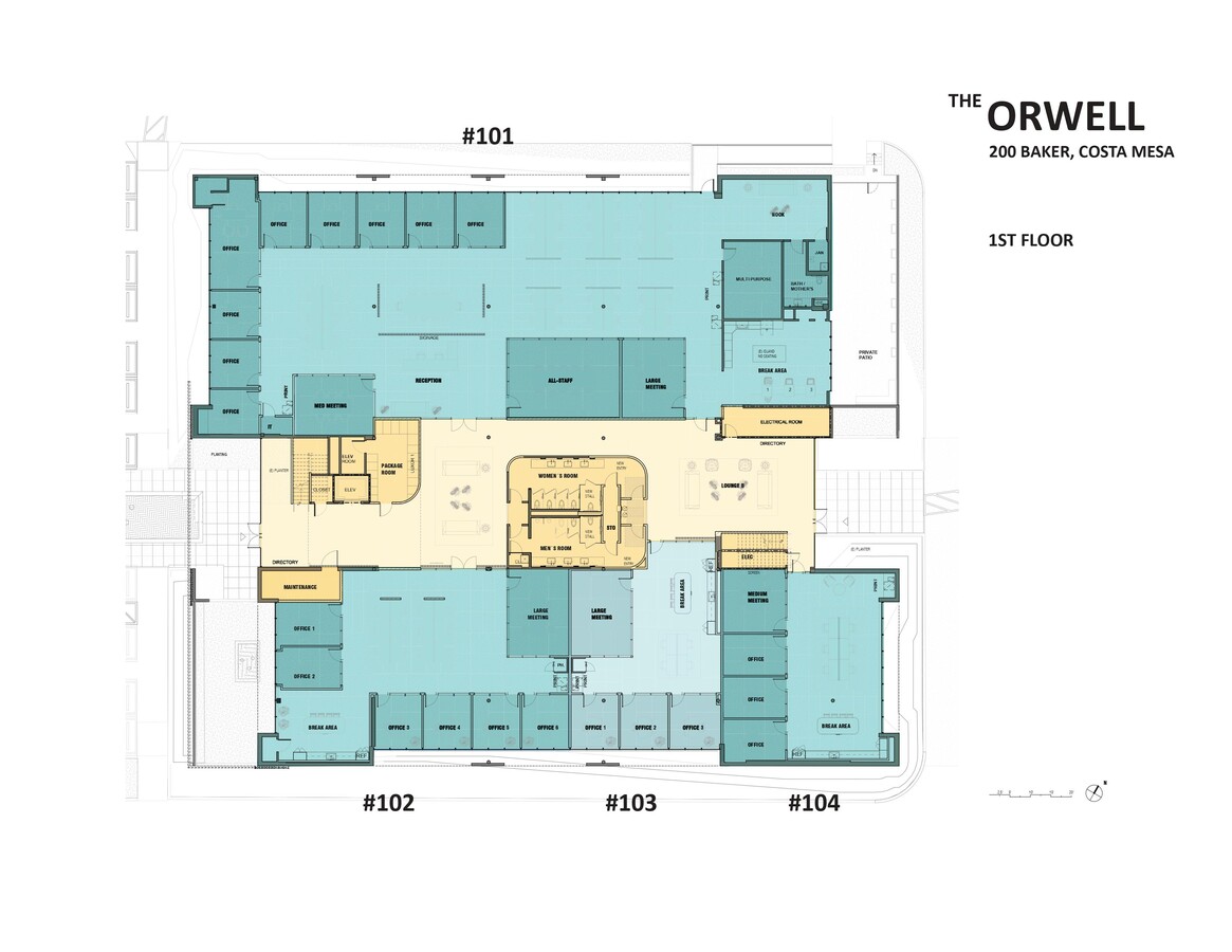 200 E Baker St, Costa Mesa, CA 92626 - Unité 101 -  - Plan d  tage - Image 1 of 1