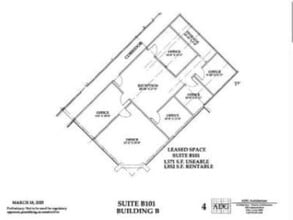 4320 N Belt Line Rd, Irving, TX à louer Plan d’étage- Image 1 de 1