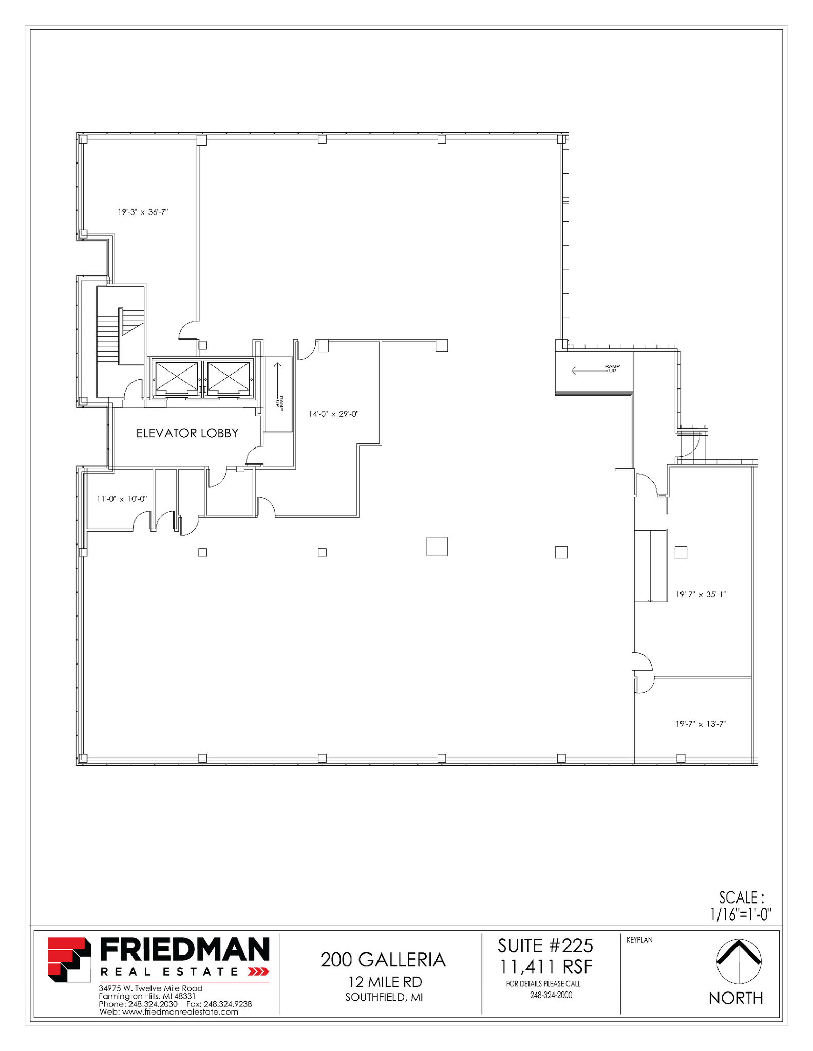 300 Galleria Officentre, Southfield, MI for lease Floor Plan- Image 1 of 2