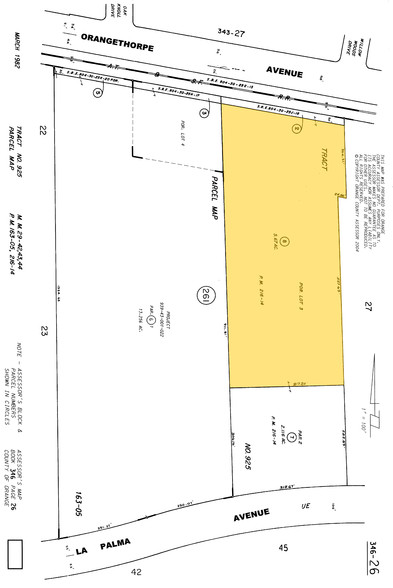 5455 E La Palma Ave, Anaheim, CA à louer - Plan cadastral - Image 2 de 17