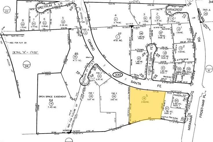 8260 Camino Santa Fe, San Diego, CA à louer - Plan cadastral - Image 2 de 13