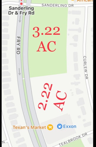 More details for Fry Rd at Sanderling Rd, Cypress, TX - Land for Sale