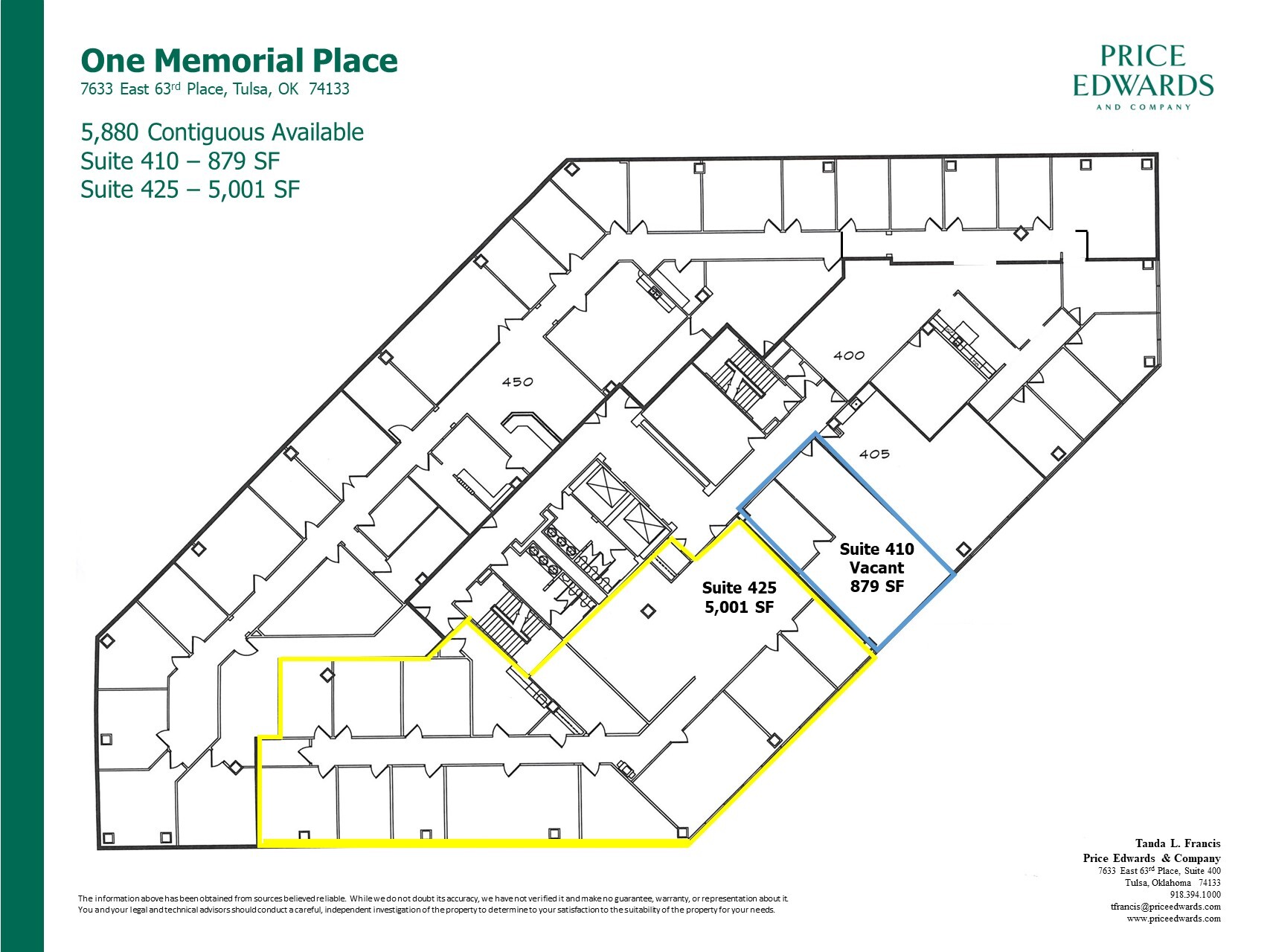 7633 E 63rd Pl, Tulsa, OK for lease Floor Plan- Image 1 of 1