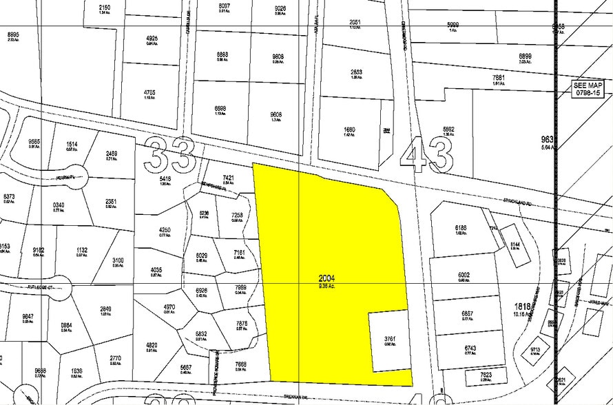 8311-8385 Creedmoor Rd, Raleigh, NC à louer - Plan cadastral - Image 2 de 13