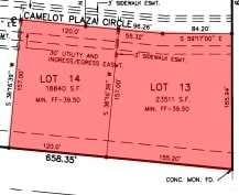 Camelot Plaza Cir, Harlingen, TX for sale - Plat Map - Image 2 of 2