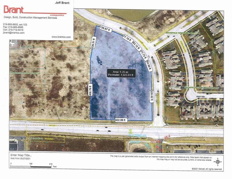 Broadway, Merrillville, IN à vendre - Aérien - Image 3 de 4