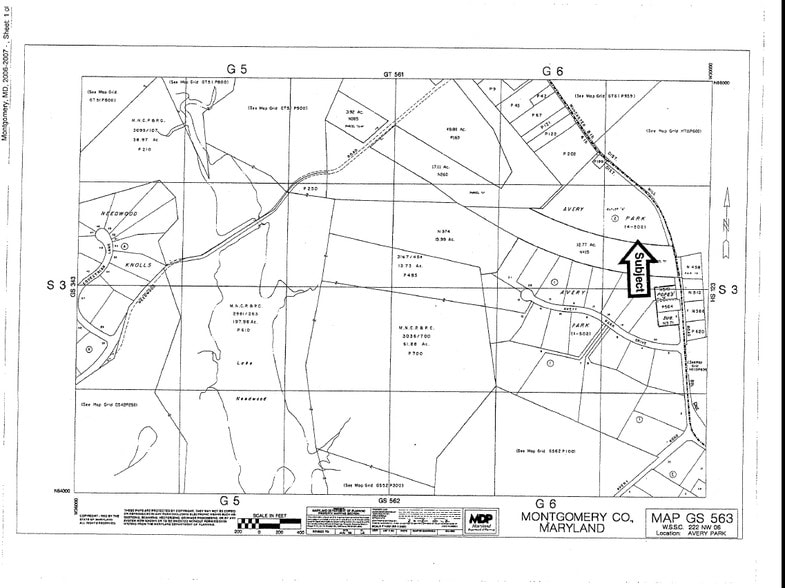 5870 Muncaster Mill Rd, Rockville, MD à vendre - Plan cadastral - Image 3 de 6