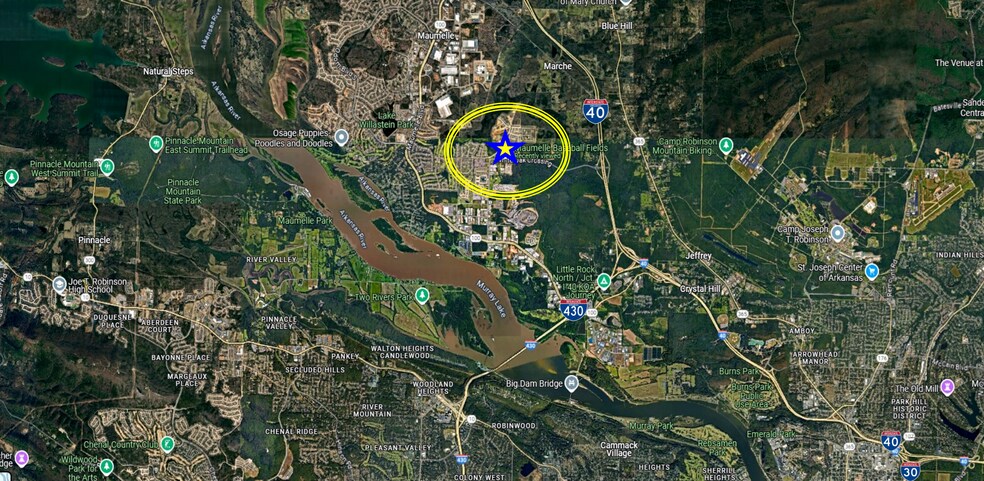 Diamond Park Ln, Maumelle, AR à vendre - Aérien - Image 2 de 2