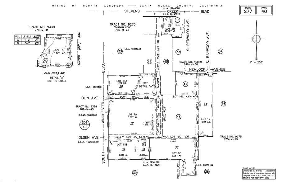 3055 Olin Ave, San Jose, CA for lease - Plat Map - Image 3 of 6