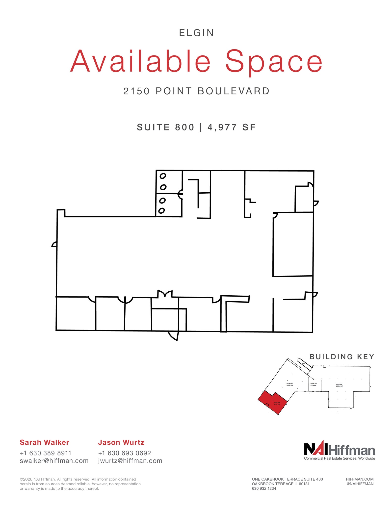 2150 Point Blvd, Elgin, IL à louer Plan d’étage- Image 1 de 4