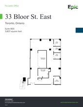 33 Bloor St E, Toronto, ON for lease Site Plan- Image 1 of 1