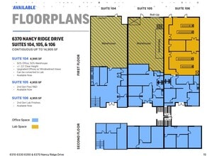 6310 Nancy Ridge Dr, San Diego, CA for lease Floor Plan- Image 2 of 2